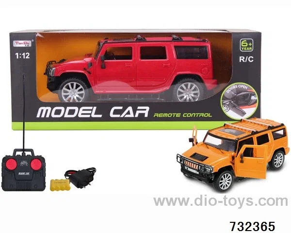 1:12 4ch Hummer RC Car with Lights Included Battery