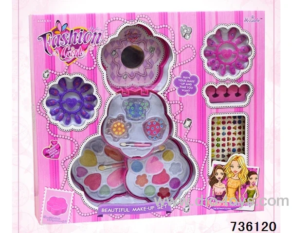 cosmetics in color box