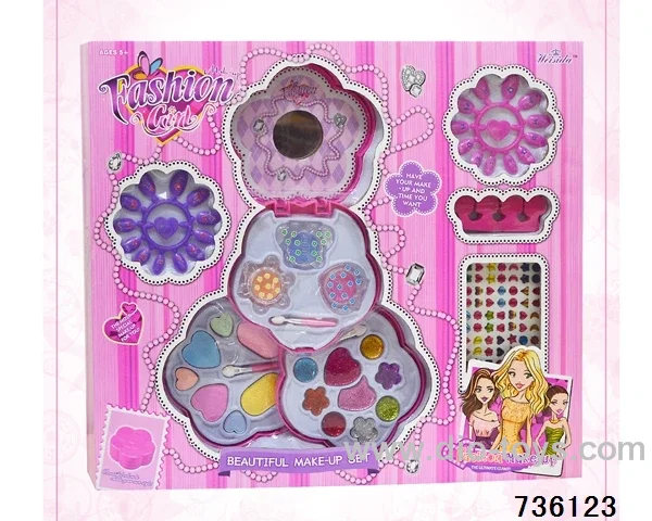 cosmetics in color box
