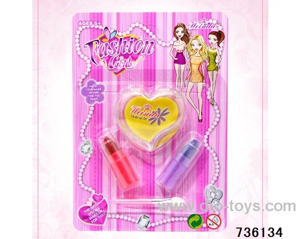 cosmetics in blister card