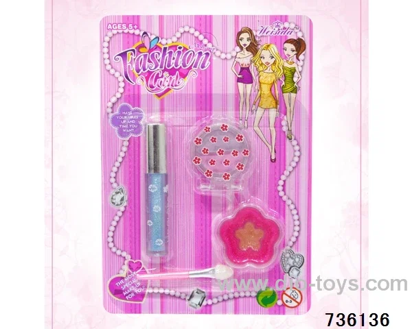 cosmetics in blister card