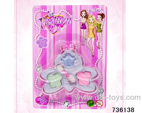cosmetics in blister card
