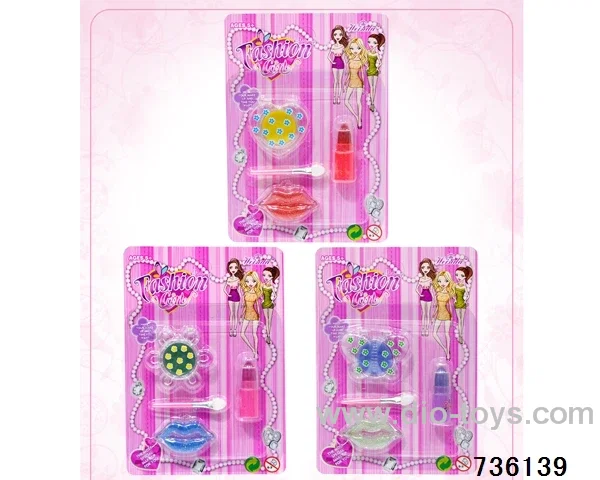cosmetics in blister card