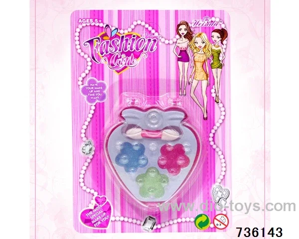 cosmetics in blister card