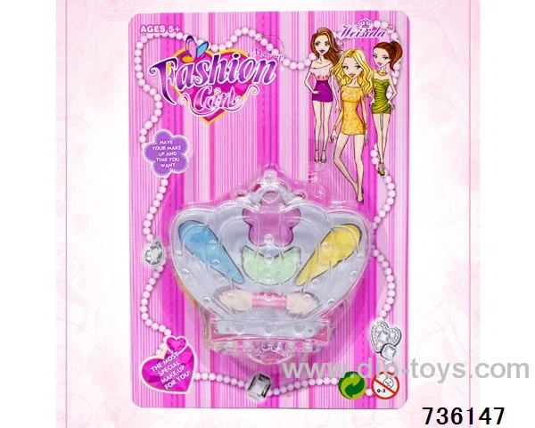 cosmetics in blister card