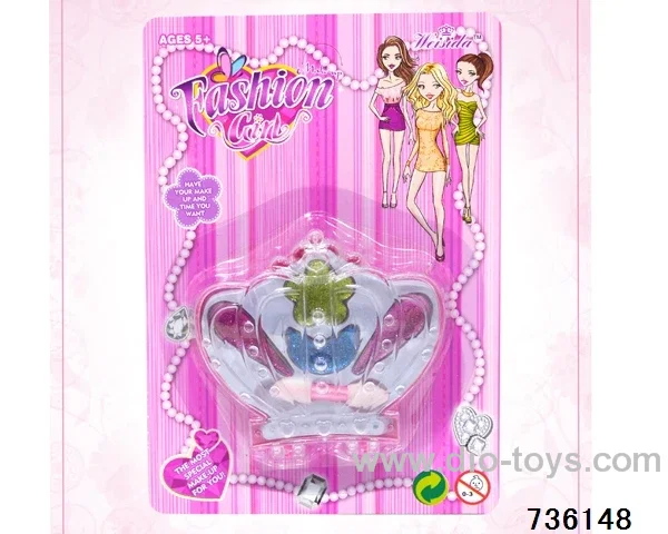 cosmetics in blister card