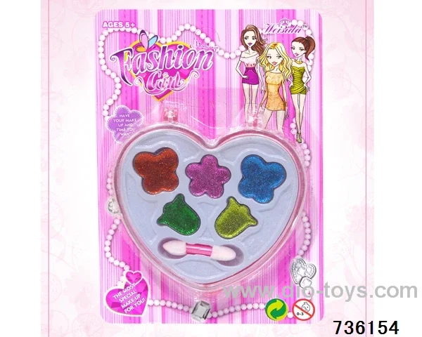 cosmetics in blister card