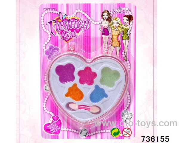 cosmetics in blister card
