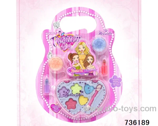 cosmetics in blister card