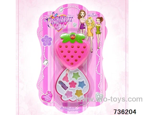 cosmetics in blister card