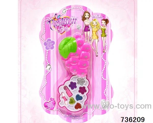 cosmetics in blister card