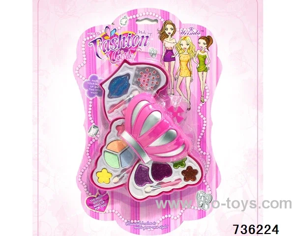 cosmetics in blister card