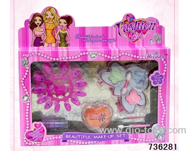 cosmetics in window box