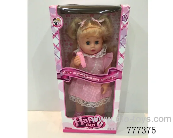 16inch walking doll with music in window box