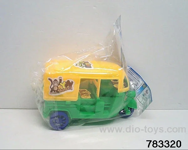 Pull String Car in opp bag