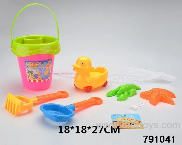 beach toys in net bag