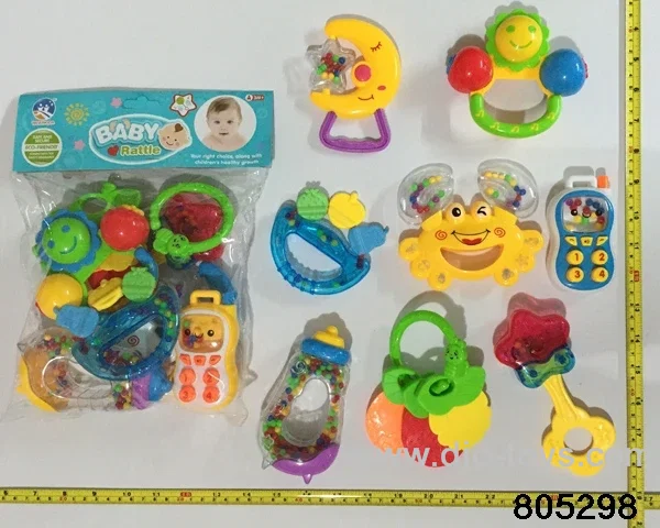 Rattles in 11pcs PP bag with header