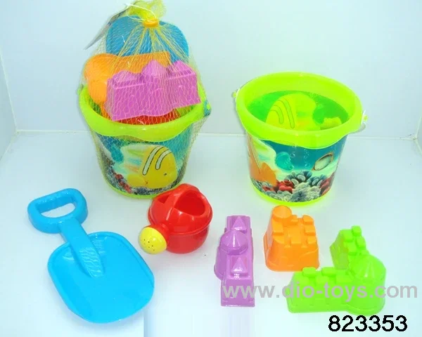 beach toy in 6pcs net bag