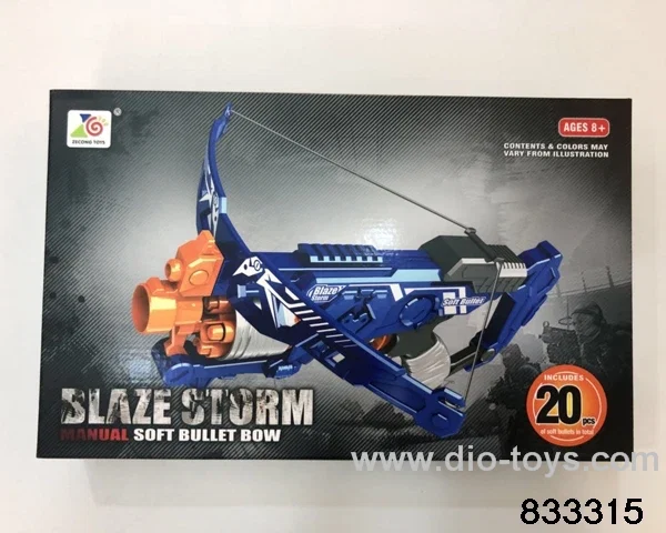 Soft bullet gun in color box