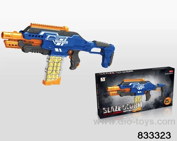 B/O soft bullet gun in color box