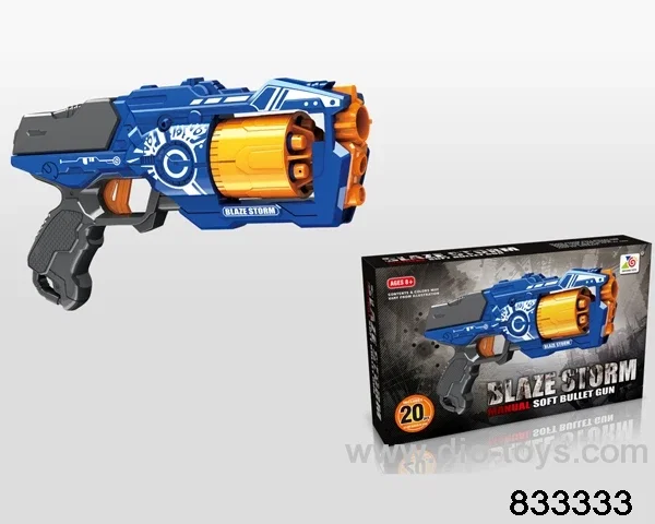 Soft bullet gun in color box