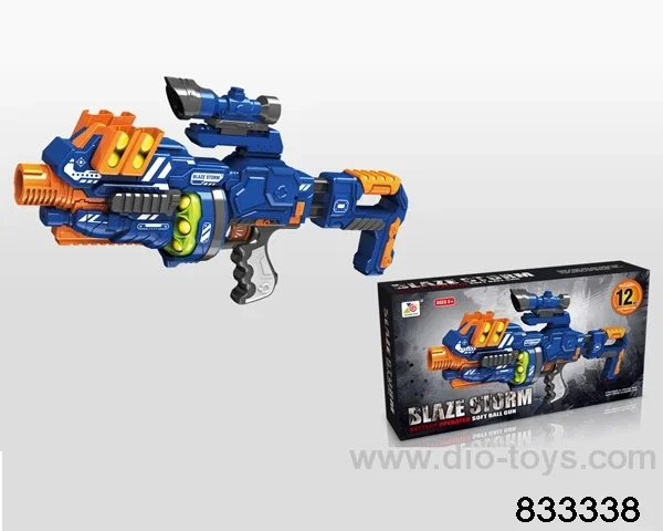 B/O soft bullet gun in color box