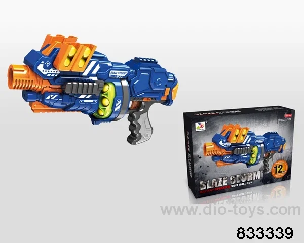 B/O soft bullet gun in color box