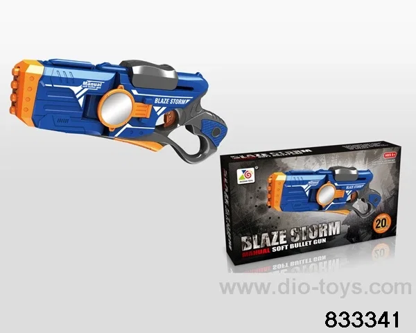 Soft bullet gun in color box