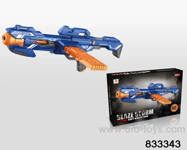 Soft bullet gun in color box