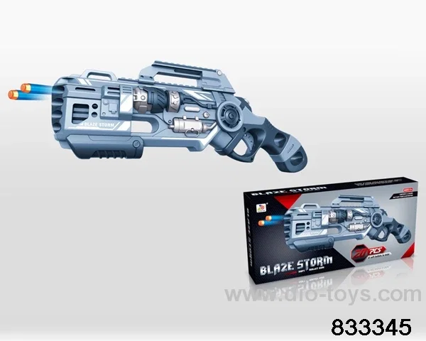 Soft bullet gun in color box