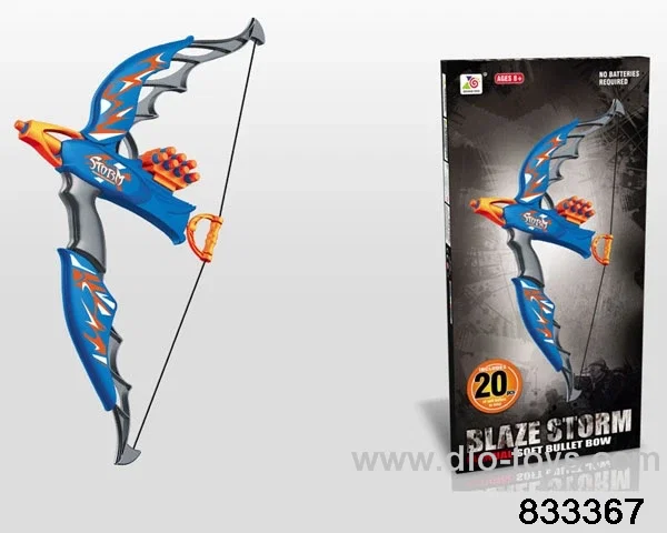 Bow and arrow in color box
