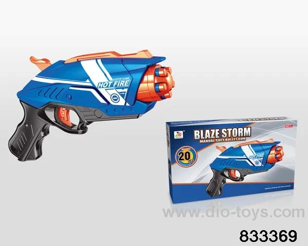 Soft bullet gun in color box