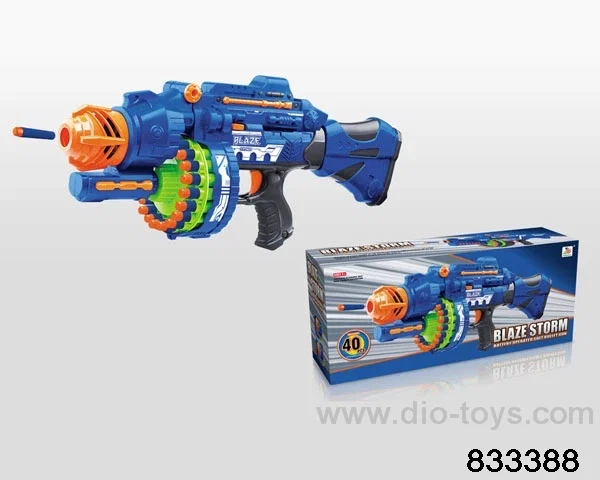 B/O soft bullet gun in color box