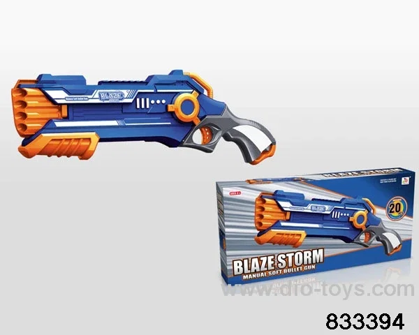 Soft bullet gun in color box