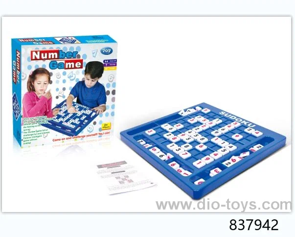 number game in color box