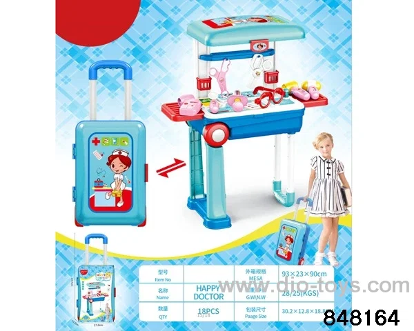 doctor set in paper card