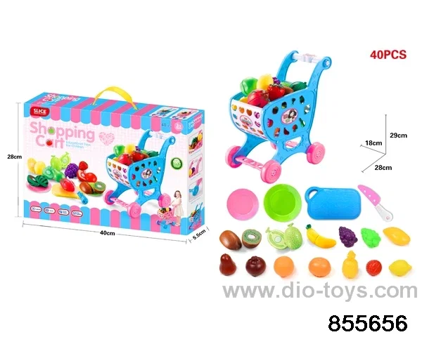 Shopping cart in color box