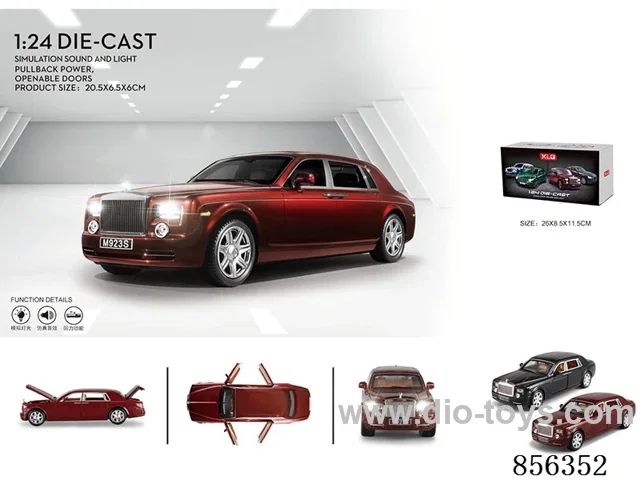 1:24 pull back alloy car W L/M in gilf box