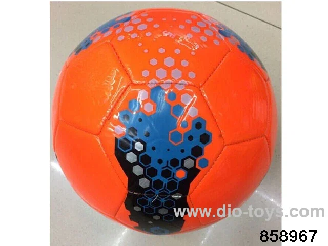 22-23cm football in OPP bag with net bag(color mix)