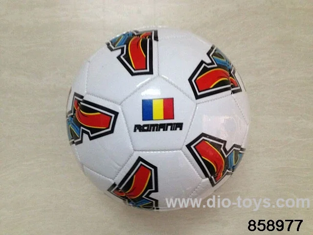 22-23cm football in OPP bag with net bag(color mix)