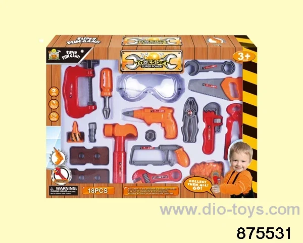 Tool set in 18pcs window box