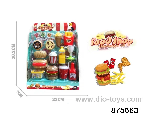 fast food set in display box
