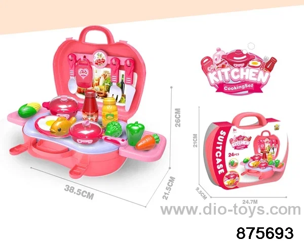 kitchen set in paper card