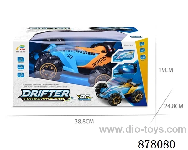 1:12 8ch rc stunt car with spary included battery
