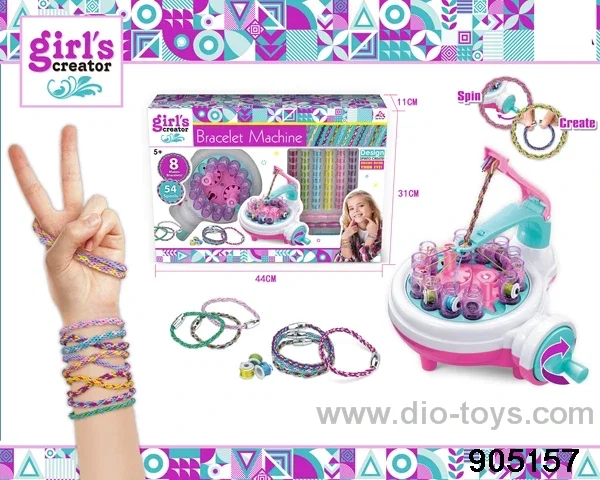 bracelet machine in window box