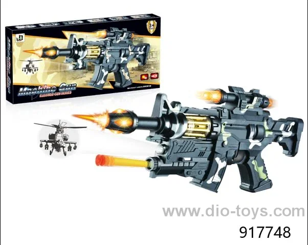 B/O gun in color box 2 colors not included battery