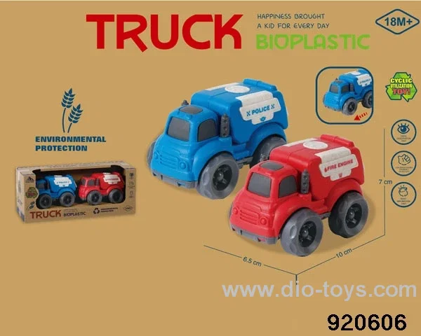 free wheel truck in 2pcs display box