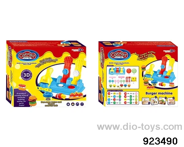 Color mud set in color box