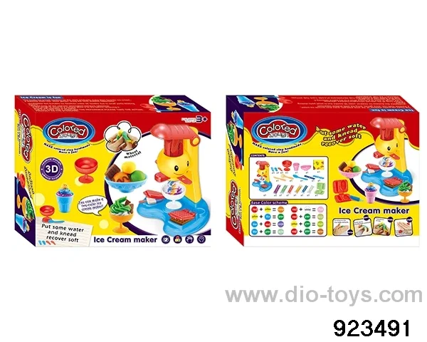 Color mud set in color box