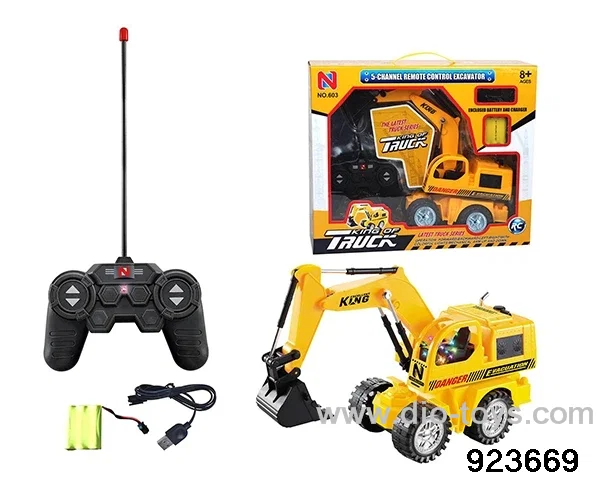 5ch RC engineering vehicle included battery